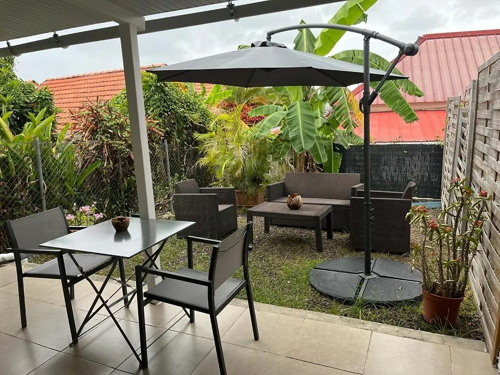 Agreable Appartement En Rez-De-Jardin A 450M De La Mer Sainte-Anne Apartament